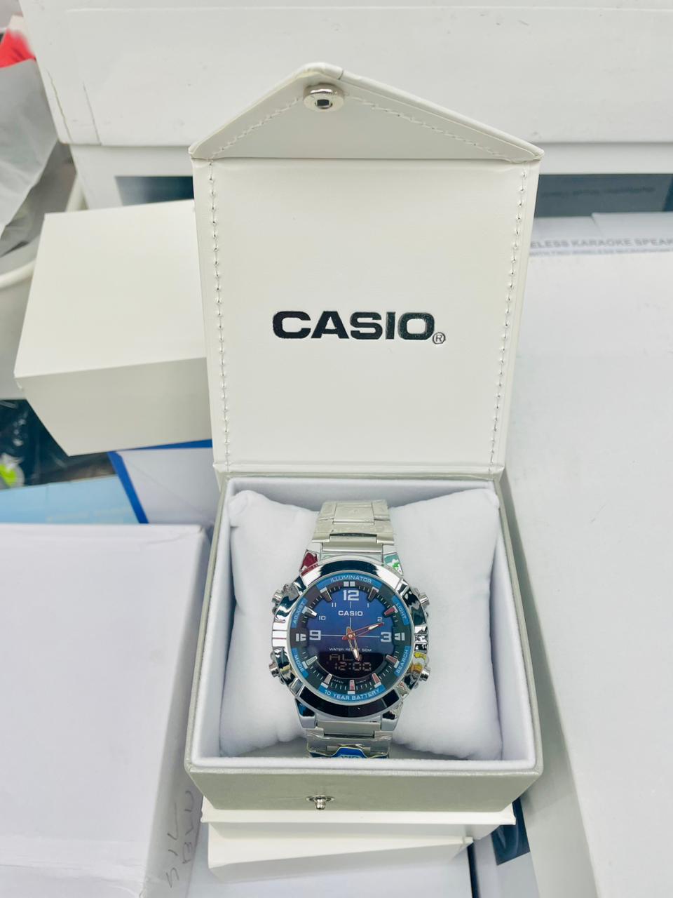 ⌚ Casio Analog-Digital Watch AMW-870D | ساعة كاسيو أنالوج ديجيتال