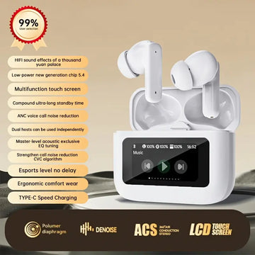 🎧 Wireless Earbuds with ANC | سماعات أذن لاسلكية بخاصية إلغاء الضوضاء